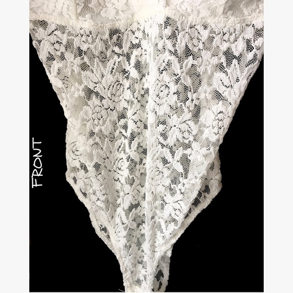 Sexy White Lace Bodysuit🤍👠 - Picture 3 of 5